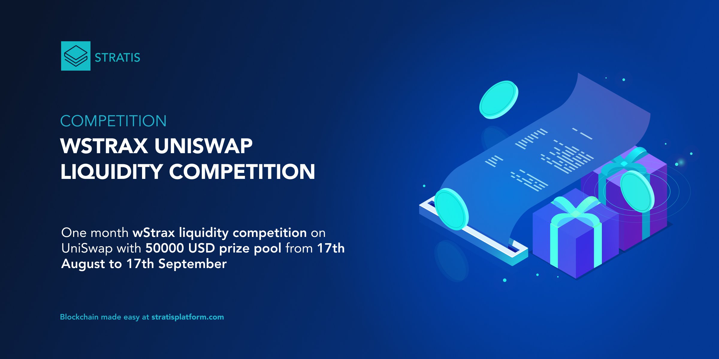 wSTRAX UniSwap Liquidity Competition